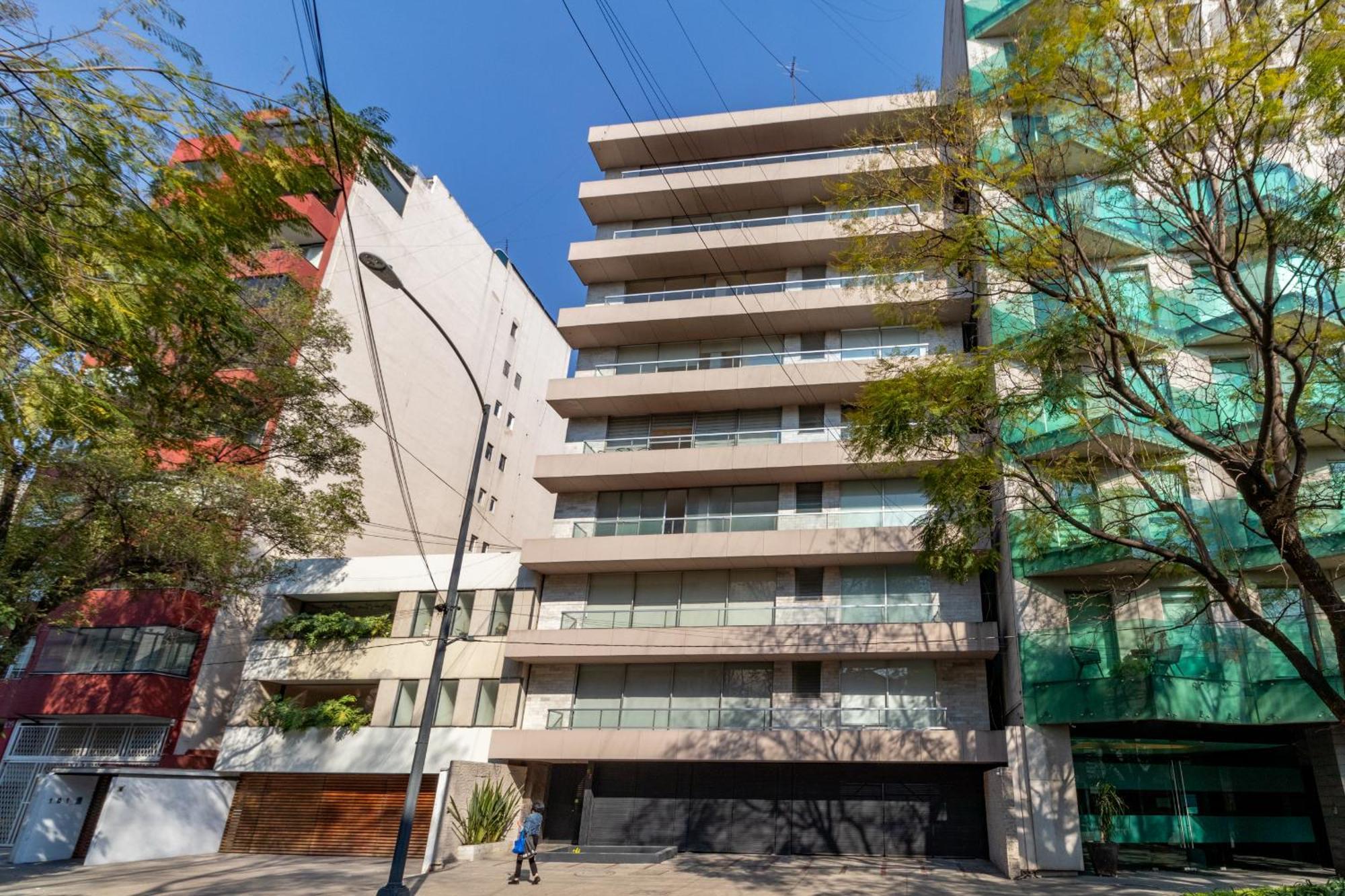 Ferienwohnung 3Br Polanco Flat - Elevator- Parking- Laundry Mexiko-Stadt Exterior foto